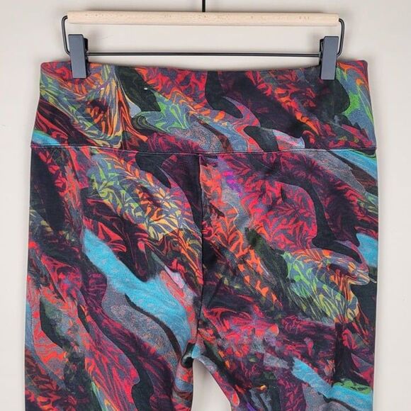 Soft Surroundings Size L Abstract Super Slim Buenaventura Leggings Multicolor - Picture 5 of 12